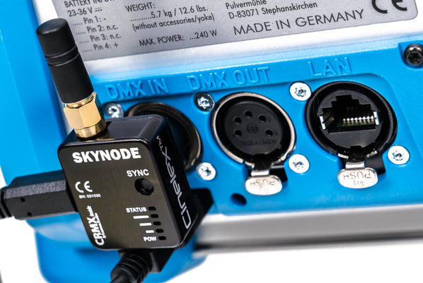 Cinelex Has landed! The Sky Node brings fresh Wireless DMX to any set. Contact Tobie for Demo!